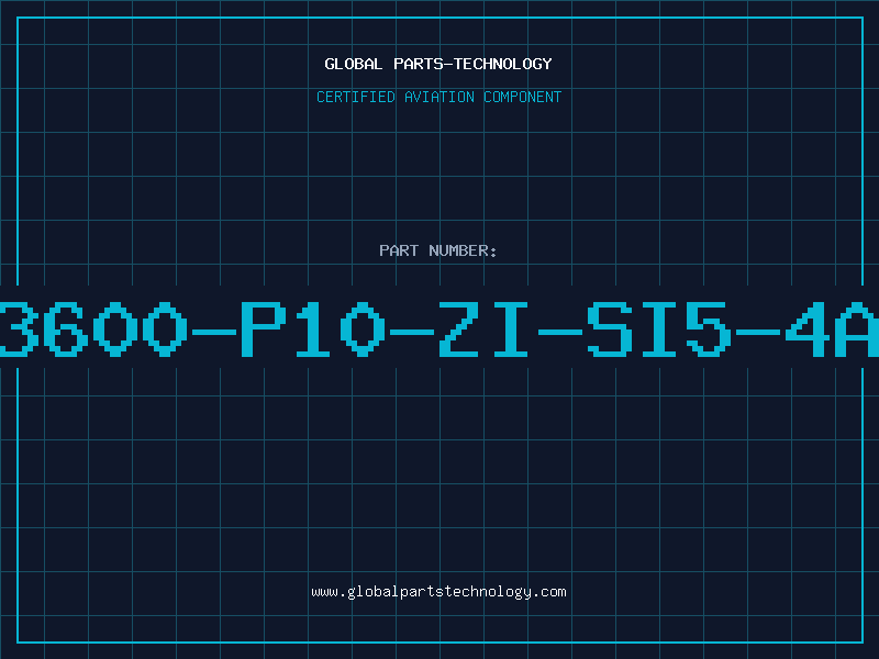 Aviation Part 3600-P10-ZI-SI5-4A