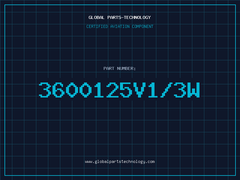 Aviation Part 3600125V1/3W