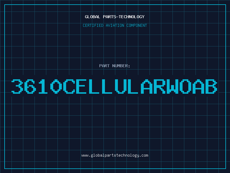 Aviation Part 3610CELLULARWOAB