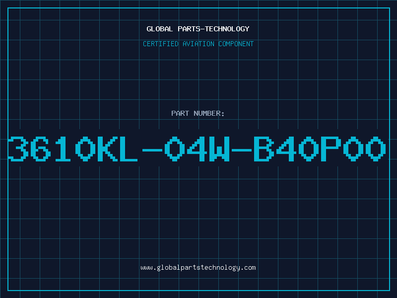 Aviation Part 3610KL-04W-B40P00