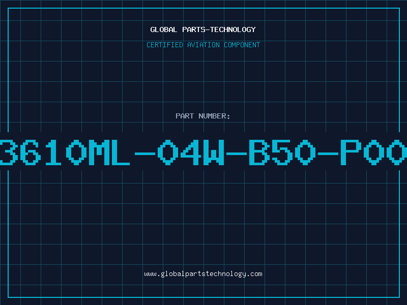 Aviation Part 3610ML-04W-B50-P00