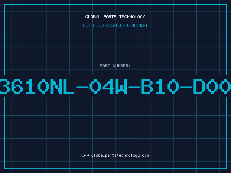 Aviation Part 3610NL-04W-B10-D00
