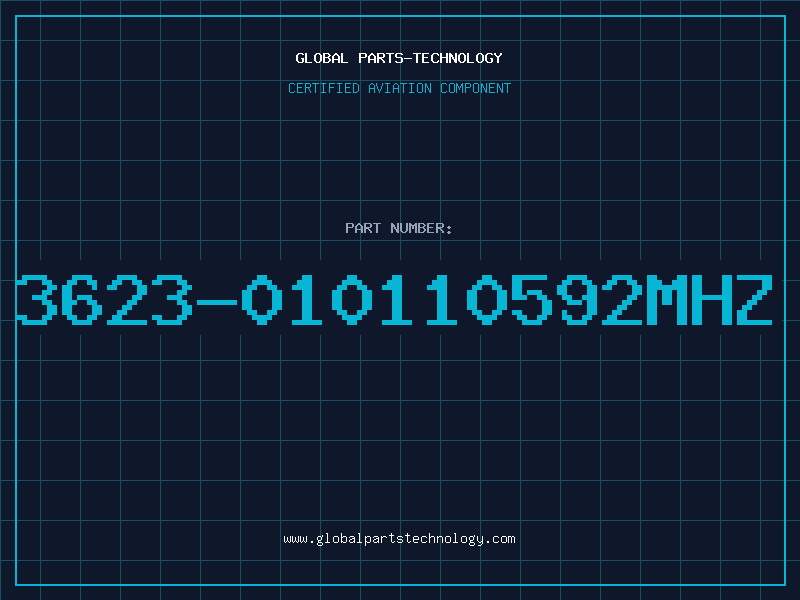 Aviation Part 3623-010110592MHZ