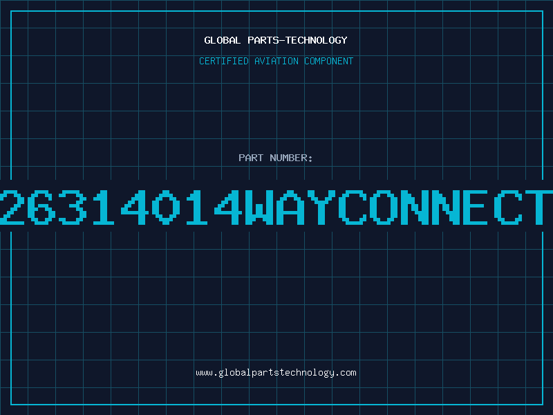 Aviation Part 3626314014WAYCONNECTOR