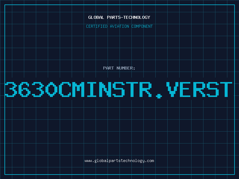 Aviation Part 3630CMInstr.Verst