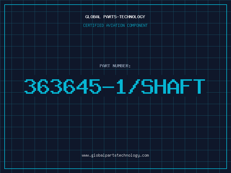 Aviation Part 363645-1/SHAFT