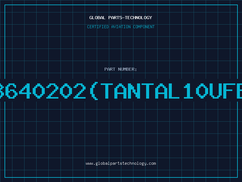 Aviation Part 3640202TANTAL10UFB