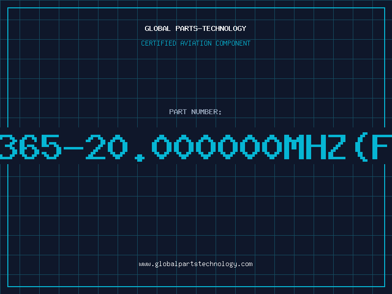 Aviation Part 365-20.000000MHZ(F