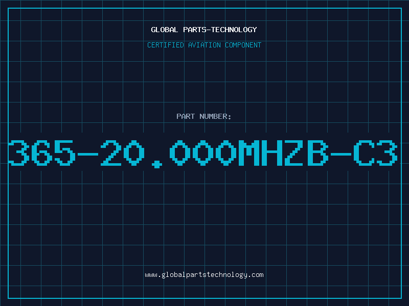Aviation Part 365-20.000MHZB-C3