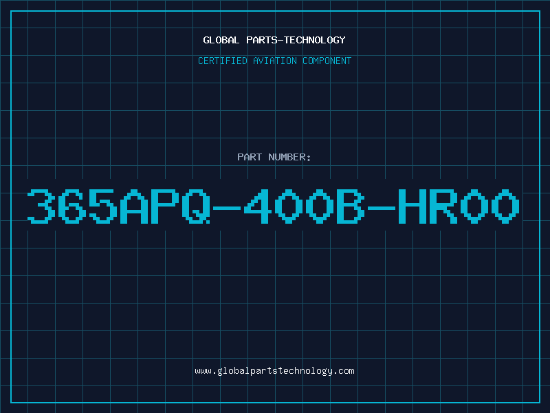 Aviation Part 365APQ-400B-HR00