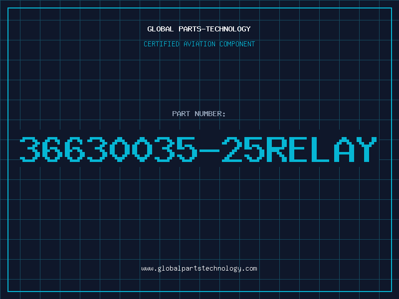 Aviation Part 36630035-25RELAY