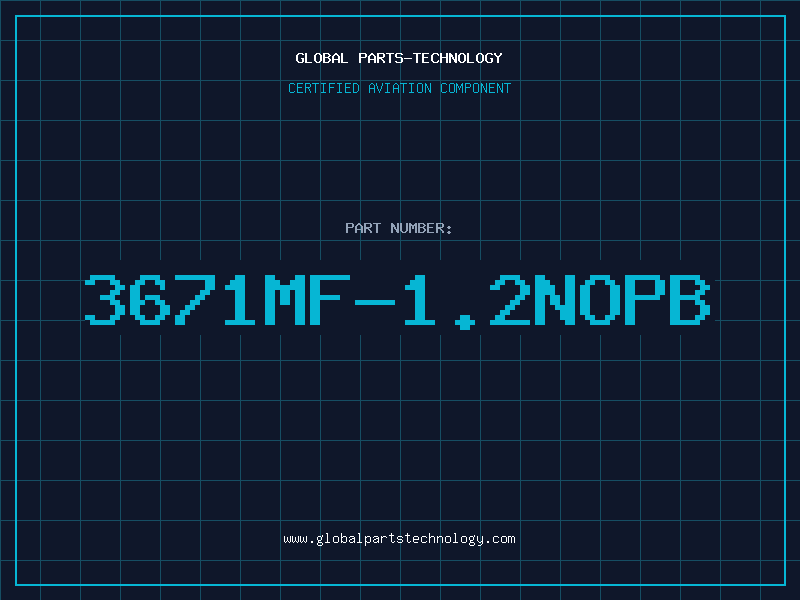 Aviation Part 3671MF-1.2NOPB