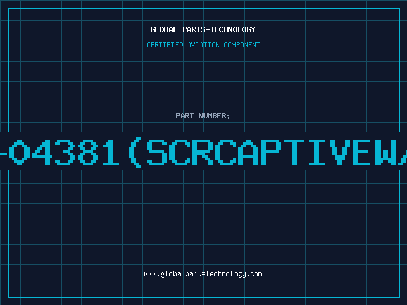 Aviation Part 3690-04381(SCRCAPTIVEW/KNOB