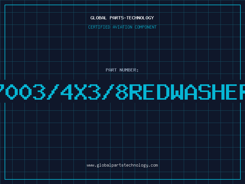 Aviation Part 37003/4X3/8REDWASHERS
