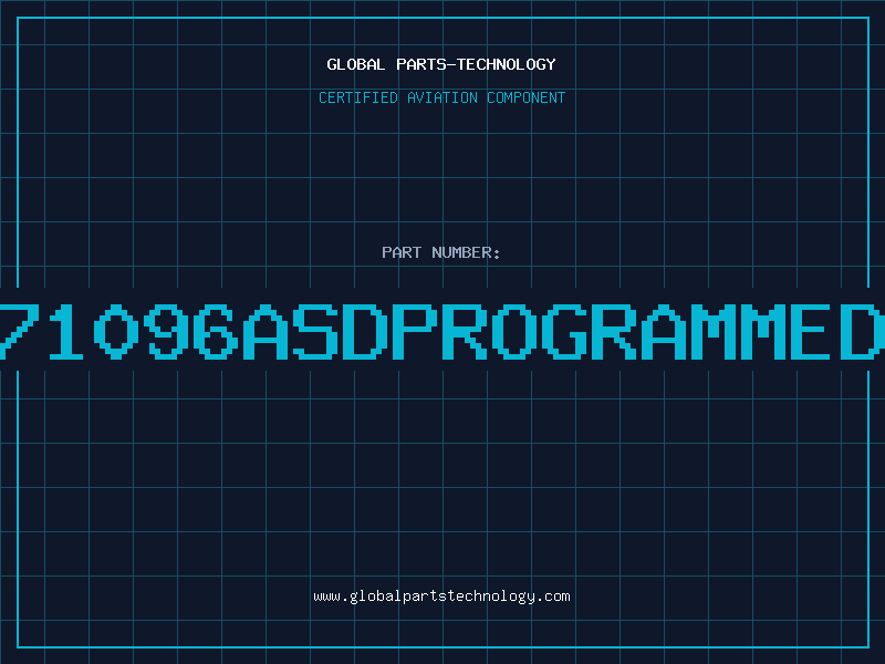 Aviation Part 371096ASDPROGRAMMEDI