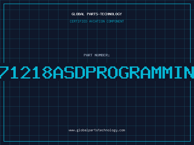 Aviation Part 371218ASDPROGRAMMING