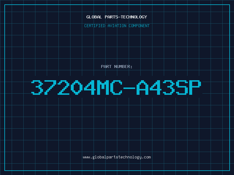 Aviation Part 37204MC-A43SP
