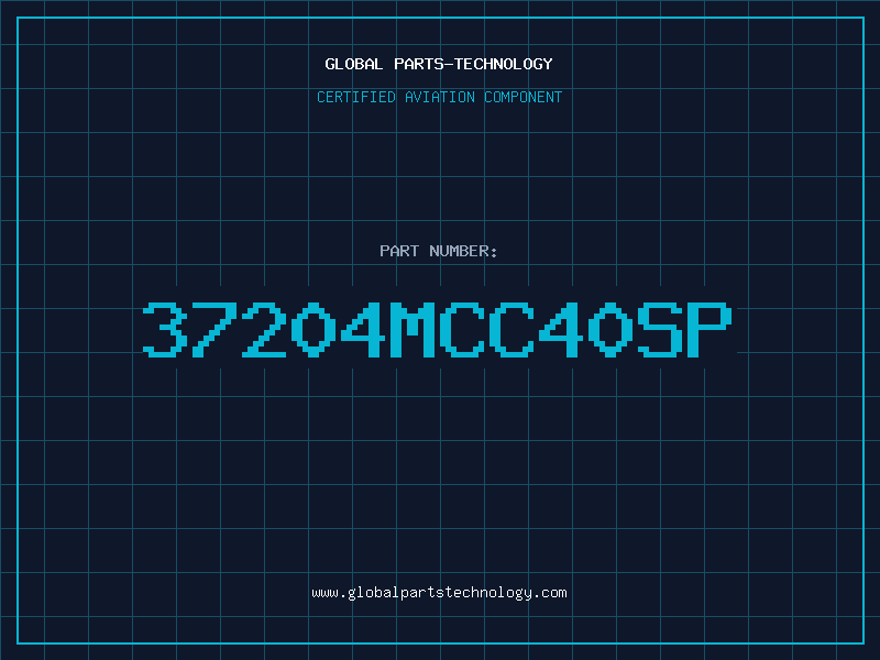 Aviation Part 37204MCC40SP