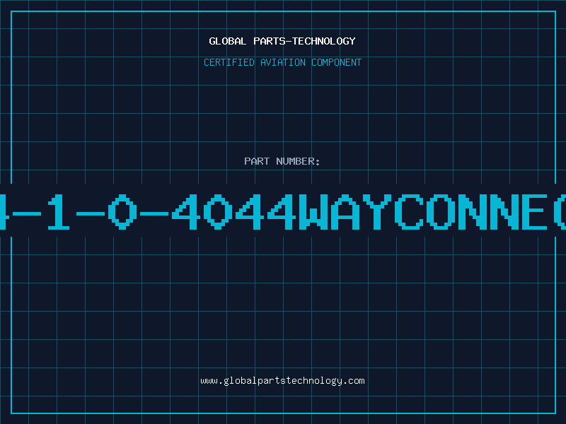 Aviation Part 3734-1-0-4044WAYCONNECTOR