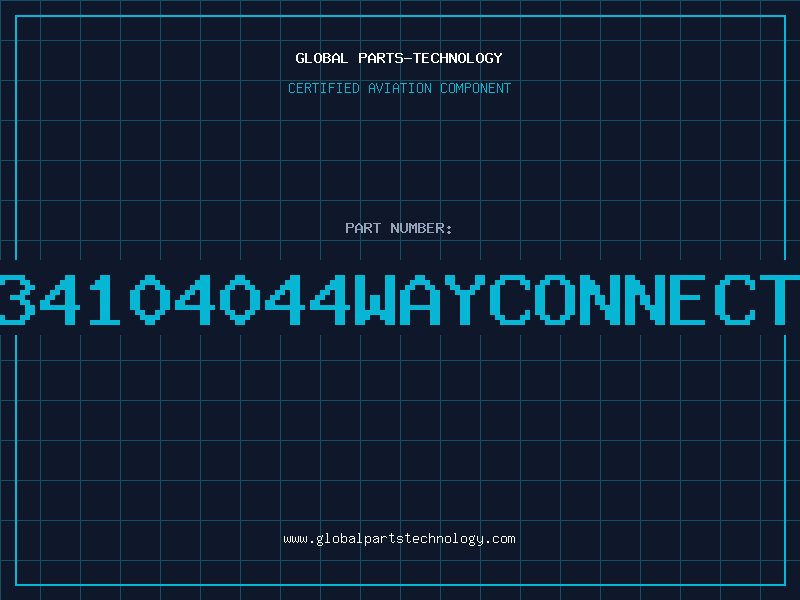 Aviation Part 3734104044WAYCONNECTOR
