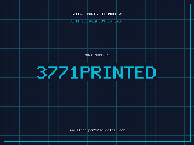 Aviation Part 3771PRINTED