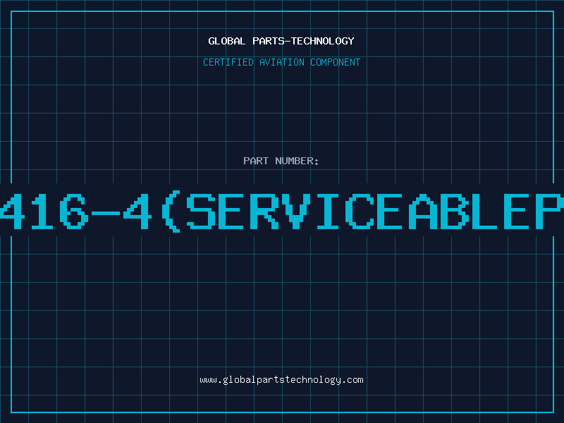 Aviation Part 377416-4(serviceablepart