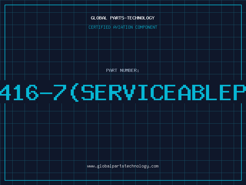 Aviation Part 377416-7(serviceablepart