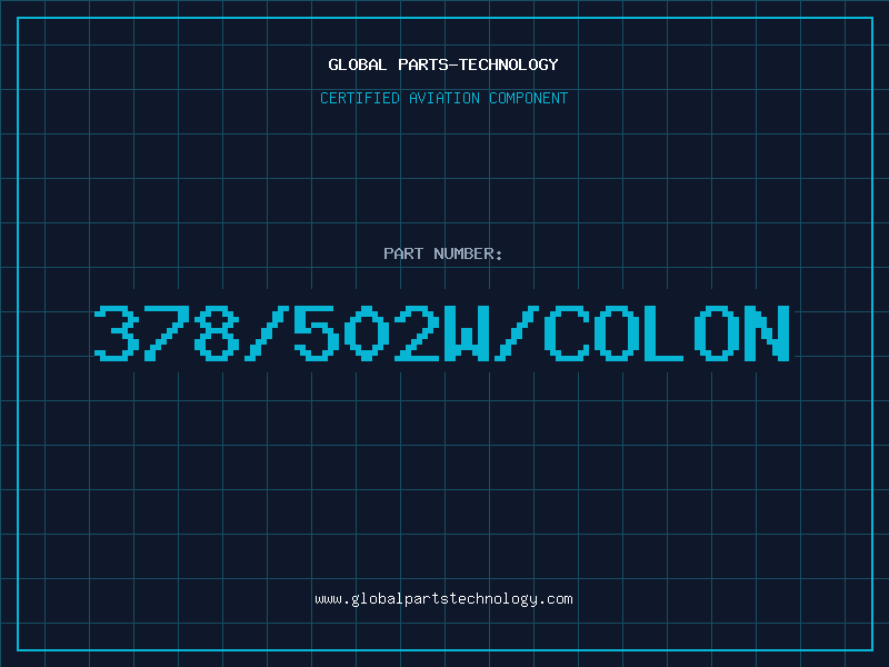 Aviation Part 378/502W/COLON