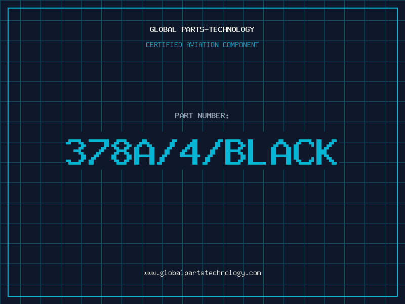 Aviation Part 378A/4/BLACK