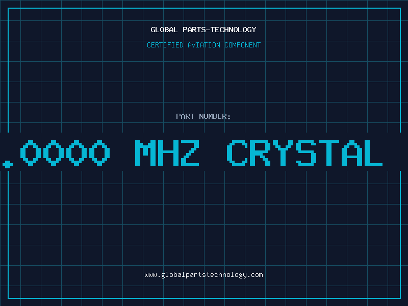 Aviation Part 38.0000 MHZ CRYSTAL OS