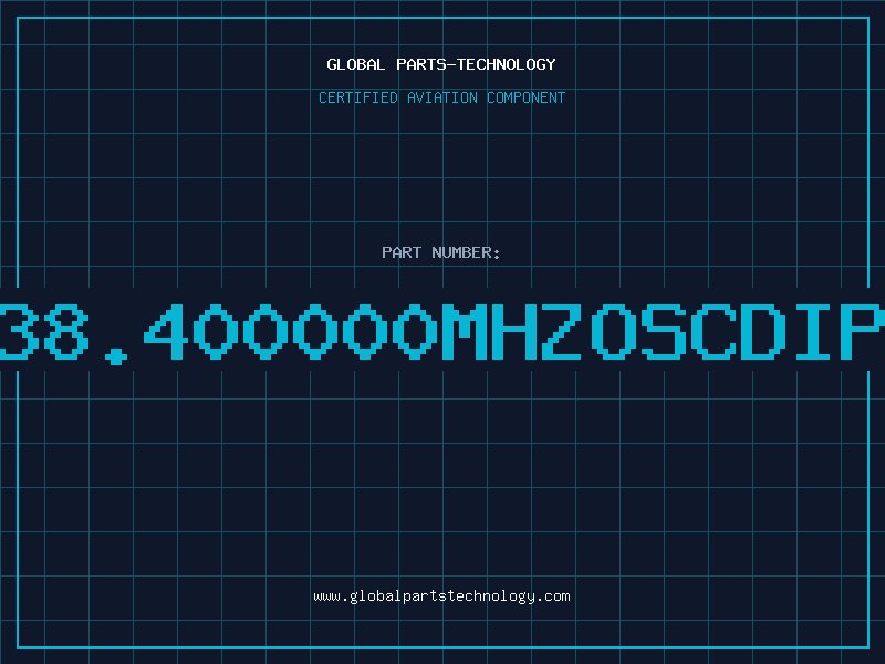Aviation Part 38.400000MHZOSCDIP