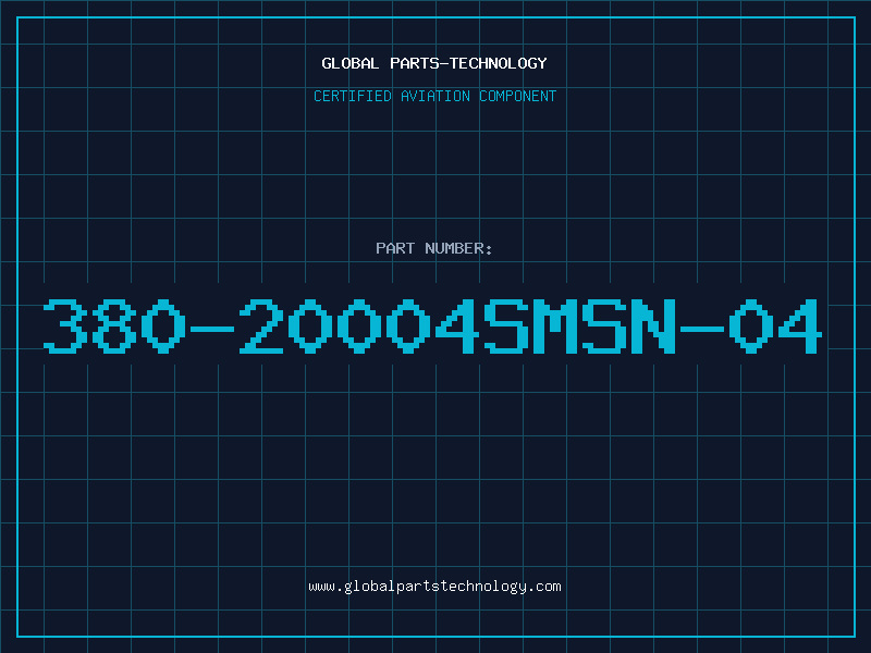 Aviation Part 380-20004SMSN-04