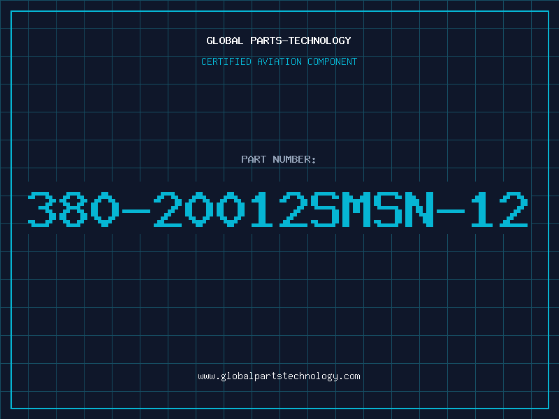 Aviation Part 380-20012SMSN-12