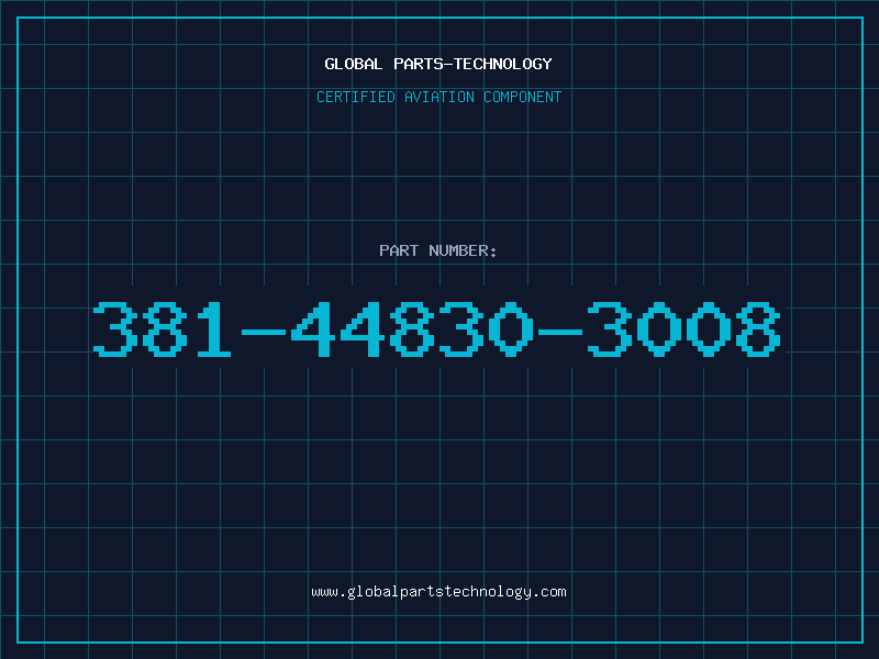 Aviation Part 381-44830-3008