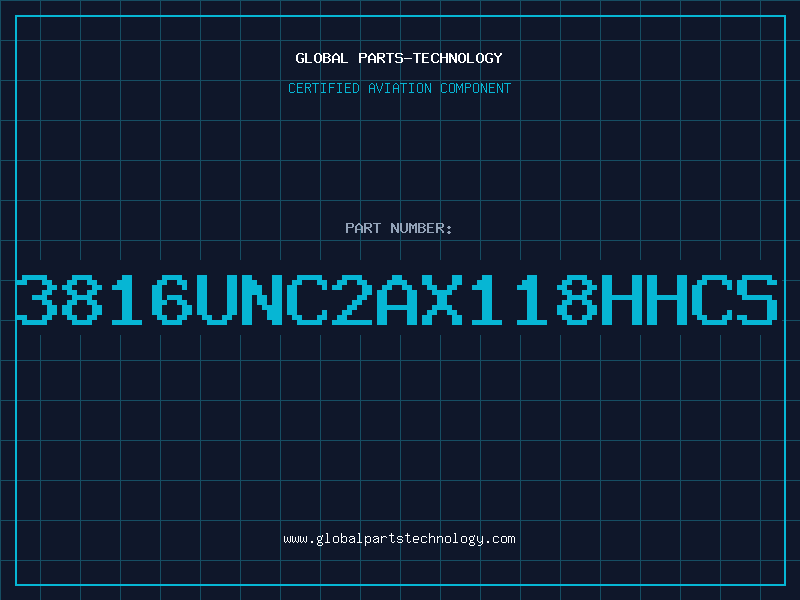 Aviation Part 3816UNC2AX118HHCS