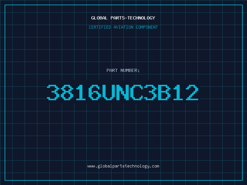 Aviation Part 3816UNC3B12