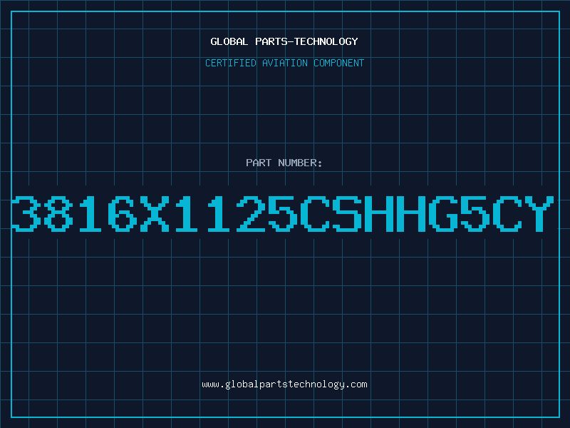 Aviation Part 3816X1125CSHHG5CY