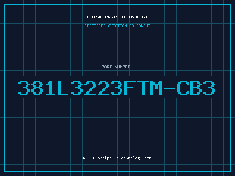 Aviation Part 381L3223FTM-CB3