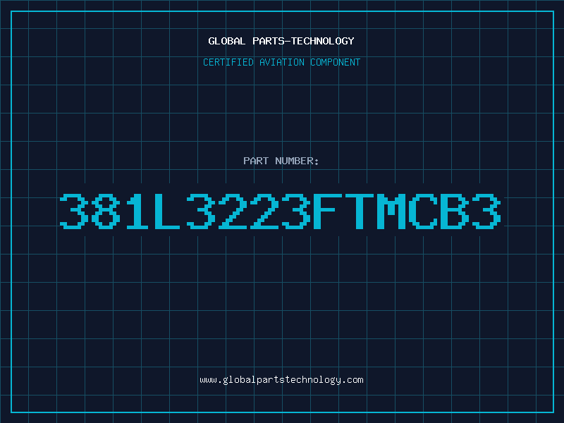 Aviation Part 381L3223FTMCB3