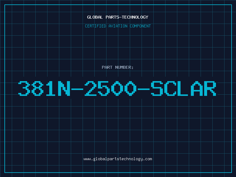 Aviation Part 381N-2500-SCLAR