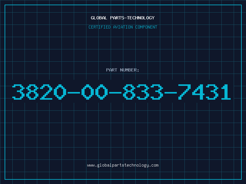 Aviation Part 3820-00-833-7431
