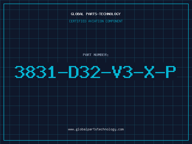 Aviation Part 3831-D32-V3-X-P