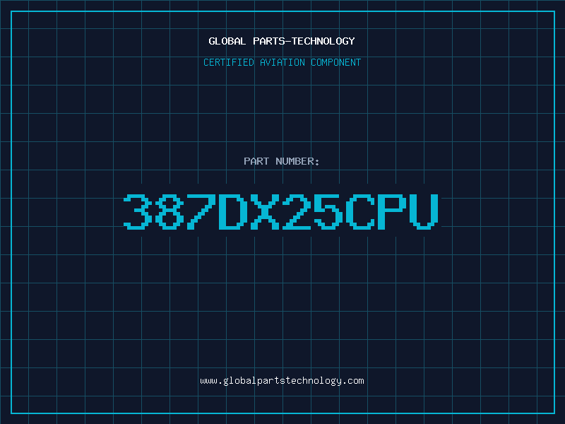 Aviation Part 387DX25CPU
