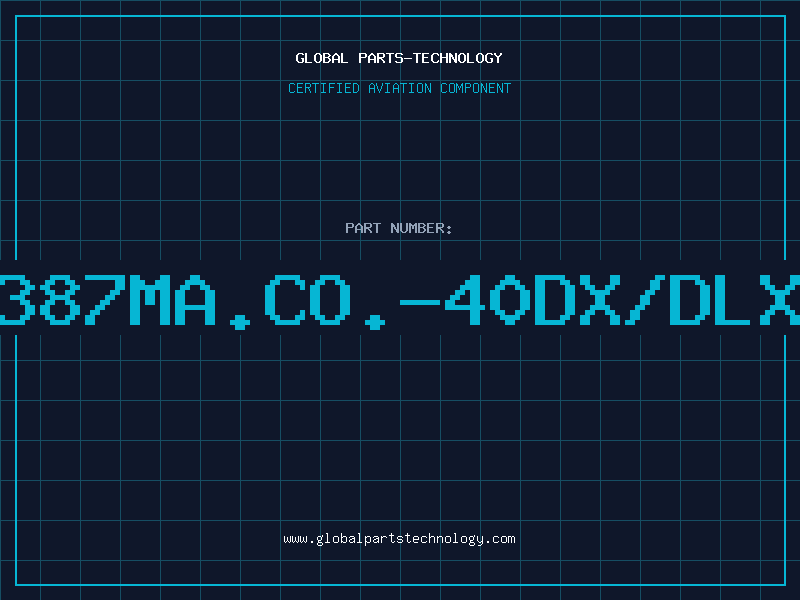 Aviation Part 387MA.CO.-40DX/DLX