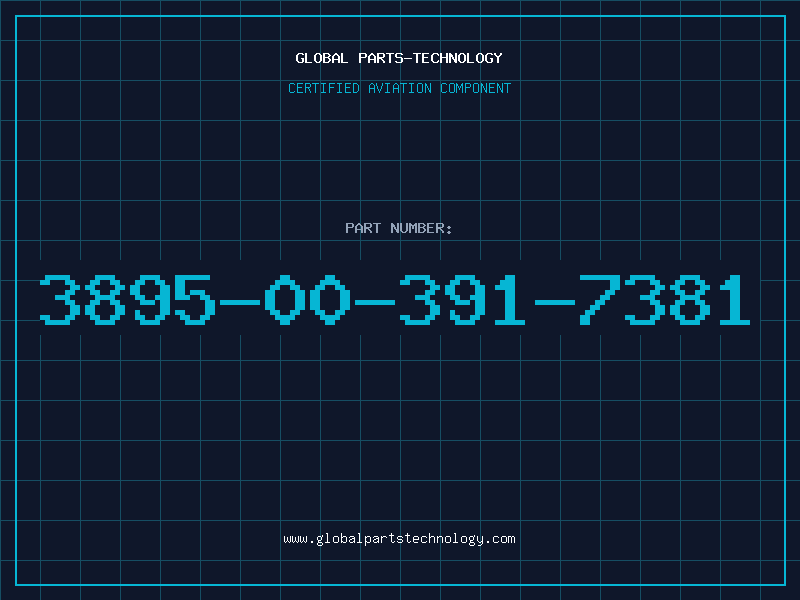 Aviation Part 3895-00-391-7381