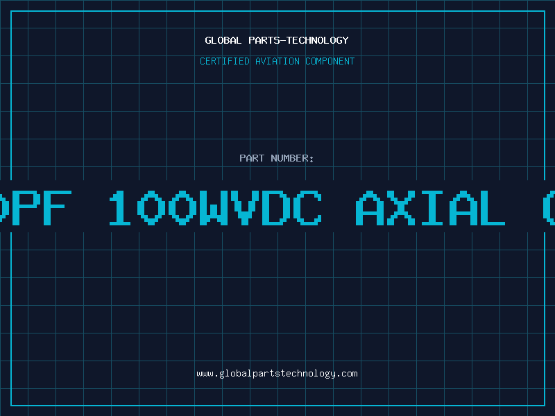 Aviation Part 3900PF 100WVDC AXIAL CAPS
