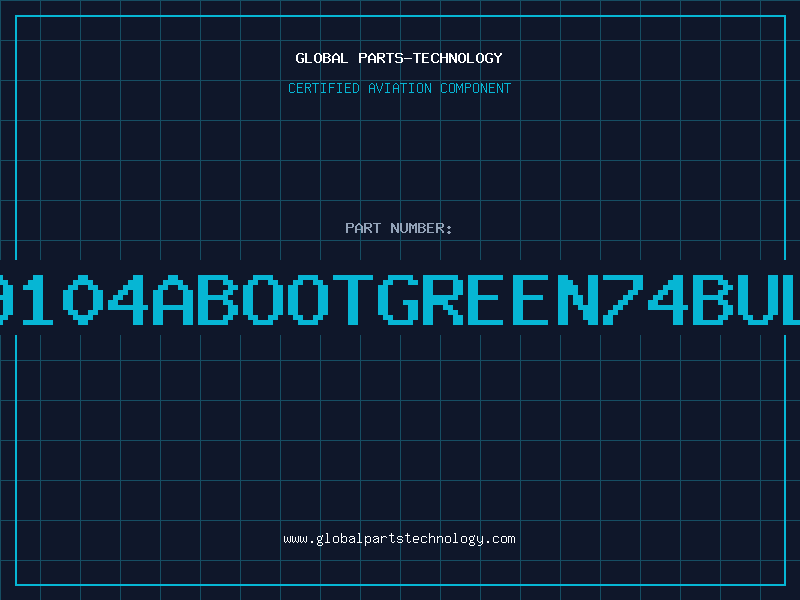 Aviation Part 39104ABootGreen74Bulb