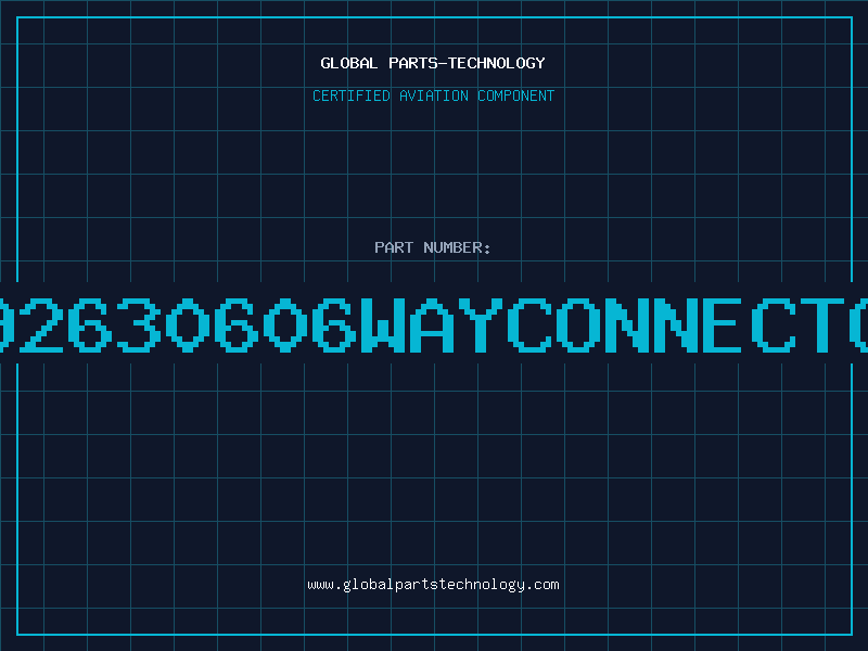 Aviation Part 392630606WAYCONNECTOR