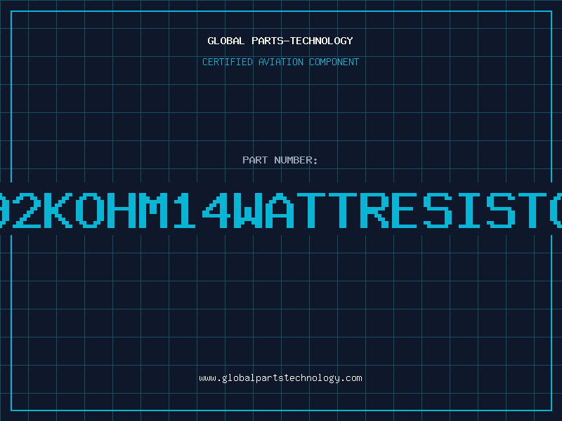 Aviation Part 392KOhm14WattResistor