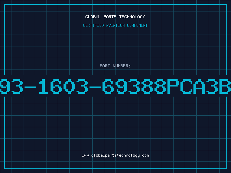 Aviation Part 393-1603-69388PCA3B3